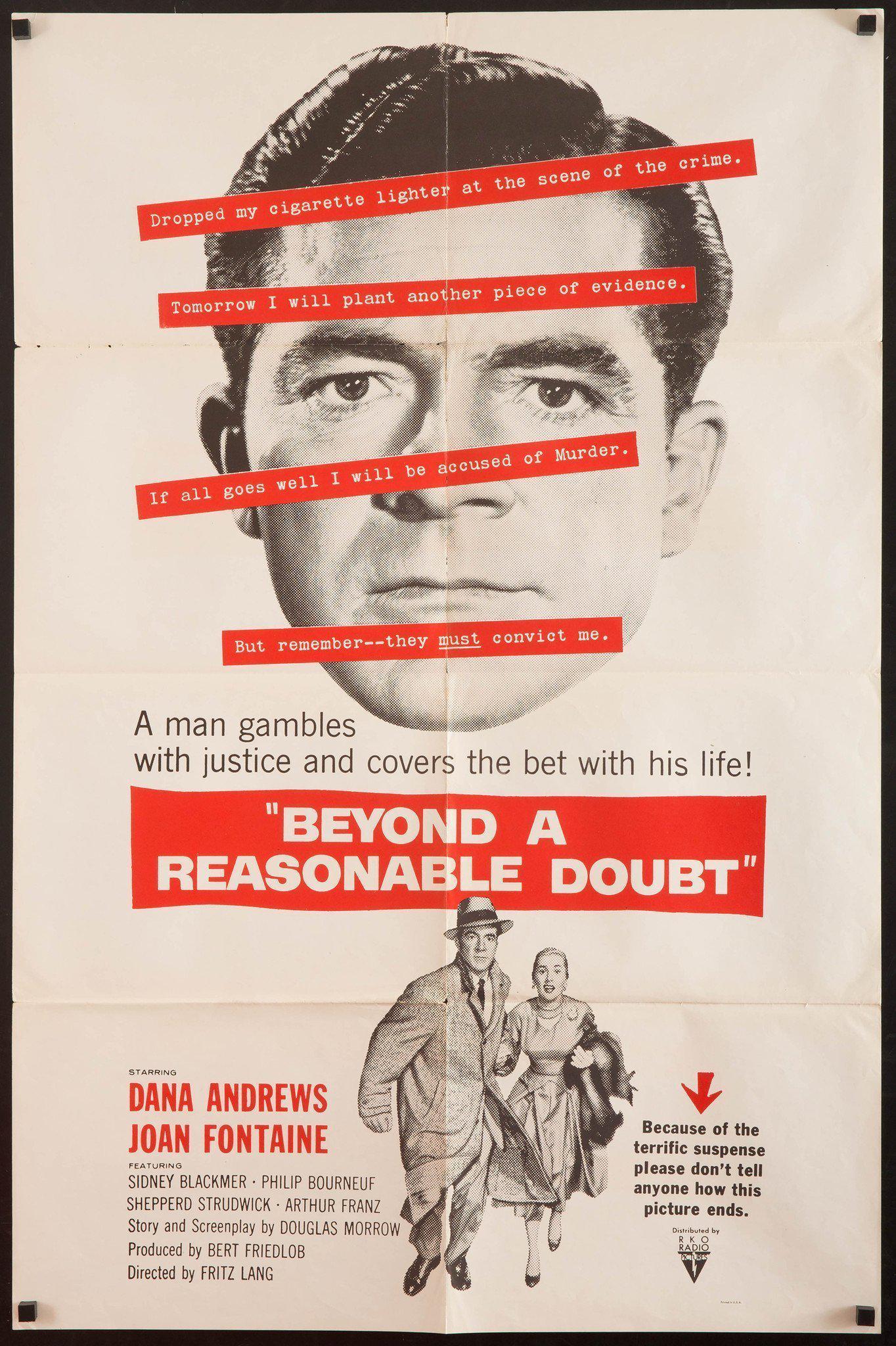 Beyond A Reasonable Doubt Fritz Lang 1956 PANTERA CINE